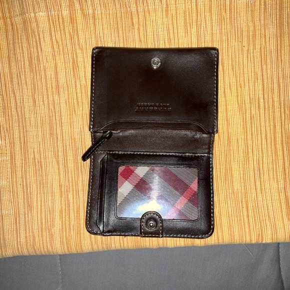 Burberry Blue label Striped Card Holder in Black and Red GUC - Picture 6 of 10